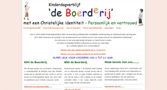 Desktop Screenshot of kinderdagverblijf-deboerderij.nl